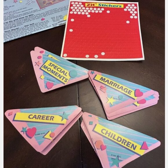 Vintage Girl Talk Second Edition Board Game Has Zits Instructions Missing Cards - Picture 2 of 8